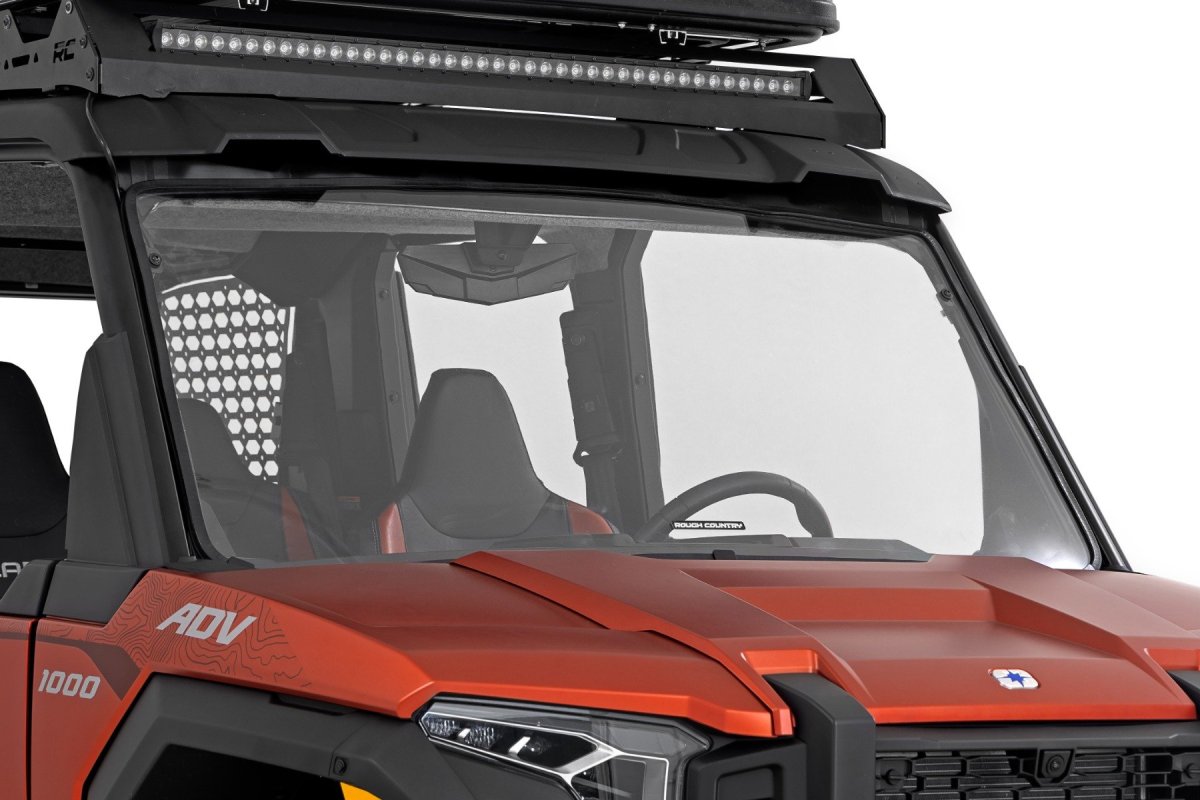Polaris XPEDITION ADV Ultimate Full Windshield - Rough Country - Scratch Resistant - 2024+